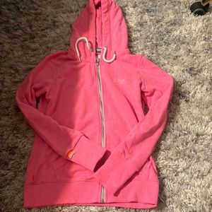 Pink SUPERDRY zip up